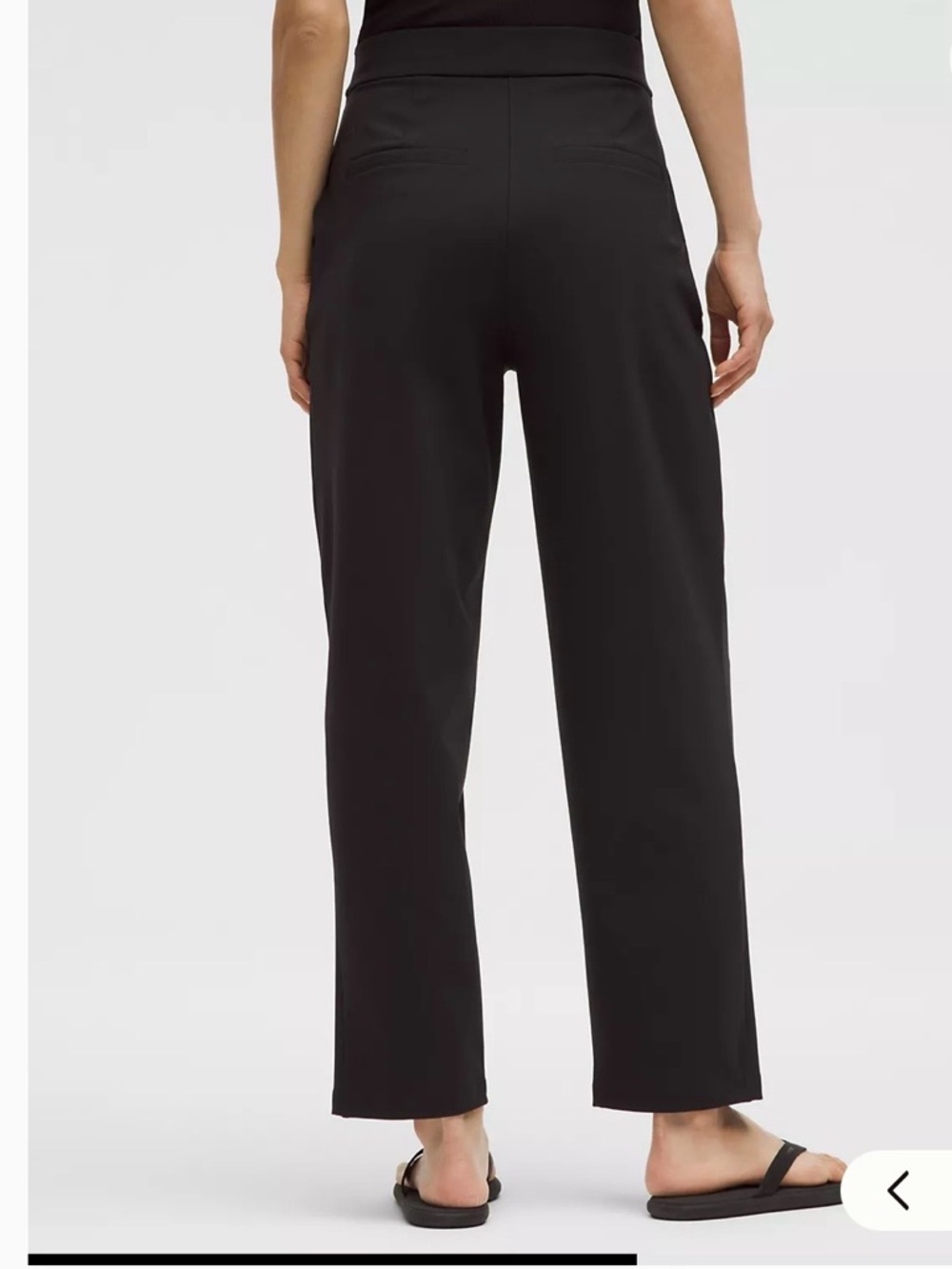lululemon athletica Black Wide-Leg Pull-On Pants - Picture 1 of 12